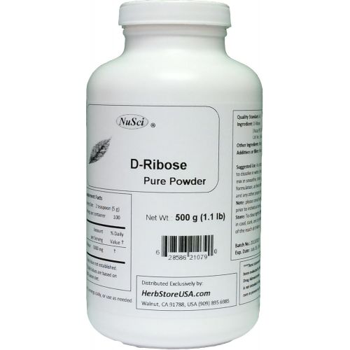  NuSci Pure D-Ribose Powder AJI92 Quality Standard (2270 grams (5.0 lb))