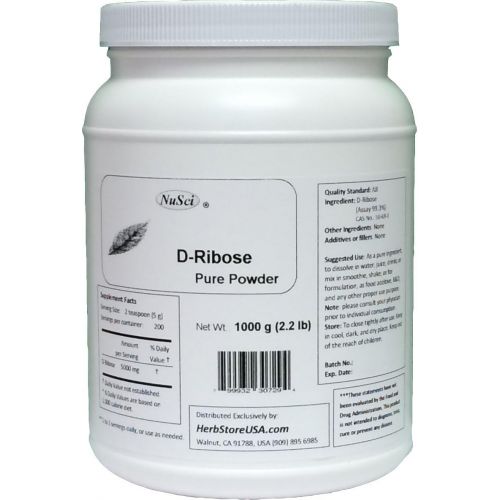  NuSci Pure D-Ribose Powder AJI92 Quality Standard (2270 grams (5.0 lb))