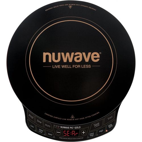  NuWave Precision Induction Cooktop Gold 1500-watt Portable Induction Cooktop