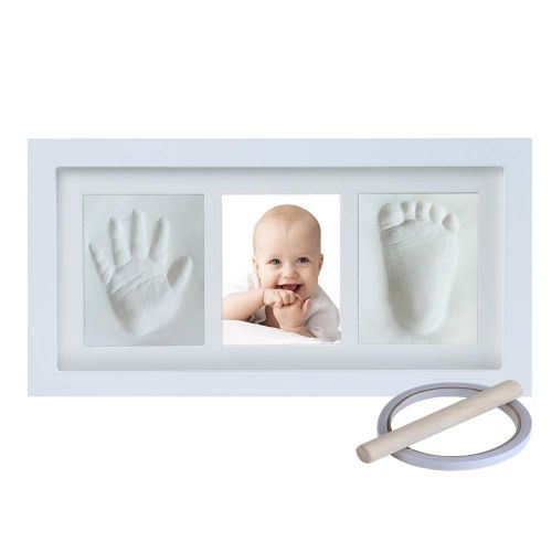  [아마존베스트]Nuaele Baby Hand and Footprint Keepsake, Non-Toxic Clay Photo Frame Registry Kit for Wall Mount & Desktop Mount Decor, Perfect Shower Gift for Newborn Boys & Girls and Little Pets | NO Mo