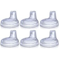 Nuby 6 Pack Replacement Silicone Spouts for the Nuby No Spill Easy Grip Cup