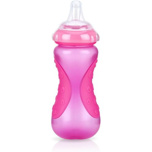  Nuby Plastic No-Spill Sport Sipper, 10 Ounce Colors May Vary