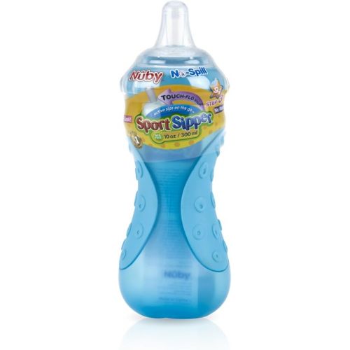  Nuby Plastic No-Spill Sport Sipper, 10 Ounce Colors May Vary