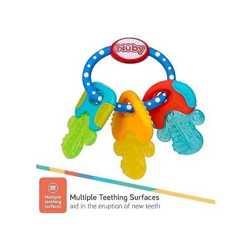  Nuby Ice Gel Teether Keys