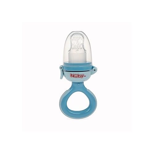  Nuby Twist N' Feed Infant First Foods Feeder with Hygienic Cover: 10M+, Colors May Vary, Multi