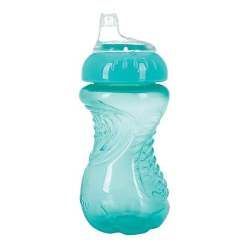  Nuby No-Spill Easy Grip Cup, 10 Ounce, Colors May Vary, 1 Pack