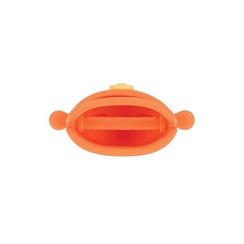  Nuby Silicone Wrist Teething Mitten - Baby Teether Ring - 3+ Months - Coral Bear