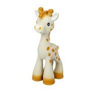 Nuby Jackie The Giraffe Super Soft Teether Toy with Squeaker, 100% Natural Rubber
