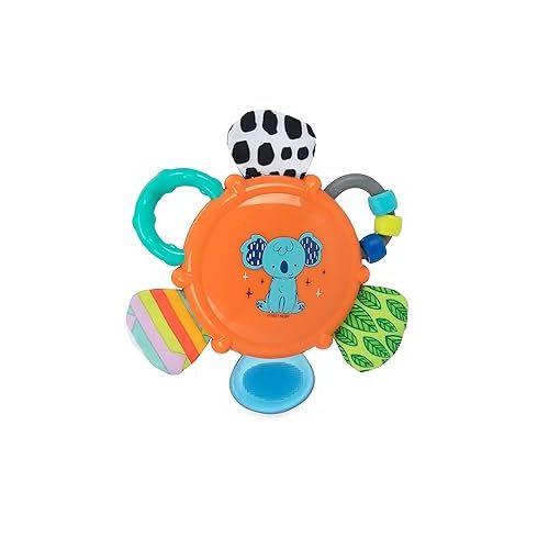  Nuby Look-at-Me Mirror Teether Toy, Colors May Vary