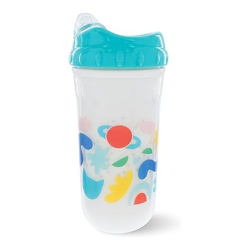  Nuby No-Spill Insulated Cool Sipper, 9 Ounce (Pack of 1) Colors May Vary