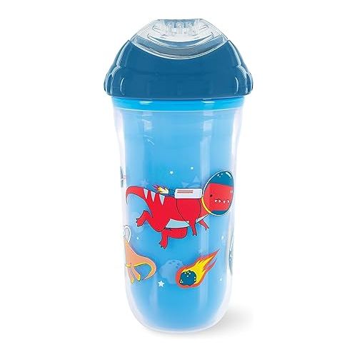  Nuby No-Spill Insulated Cool Sipper, 9 Ounce (Pack of 1) Colors May Vary