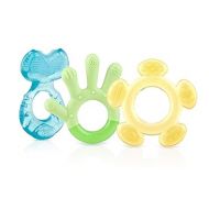 Nuby 3 Step Soothing Teether 3 Piece Set, BPA Free - Assorted Color