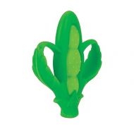 Nuby 2 Handle Silicone Fruit and Veggie Teether - 3+ Months (Green)