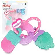 Nuby IcyBite Popsicle, Donut and Ice Cream Teether Ring - 3+ Months