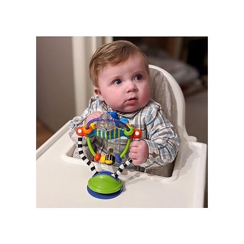  Nuby Silly Spinwheel Toy with Suction Base - Interactive High Chair Toy for Babies and Toddlers - 6+ Months