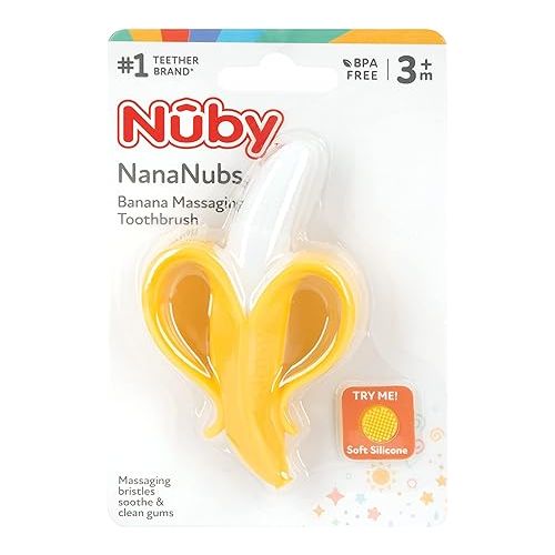  Nuby Nananubs Banana Massaging Teether