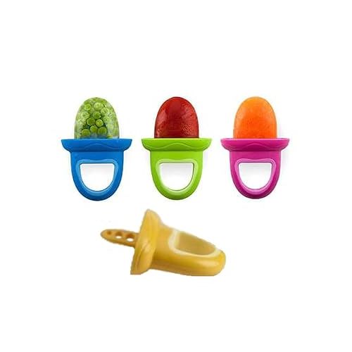  Nuby Garden Fruitsicle Replacement Handles, 4 Count, Muli-color