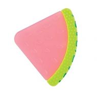 Nuby 100% Silicone Fruit Teether, Watermelon 3M+
