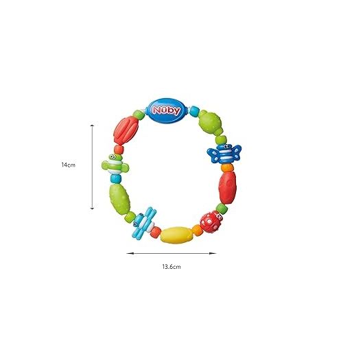  Nuby Bug-A-Loop Teether, Colors May Vary