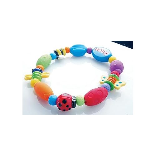  Nuby Bug-A-Loop Teether, Colors May Vary