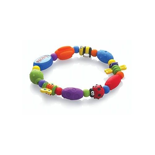  Nuby Bug-A-Loop Teether, Colors May Vary