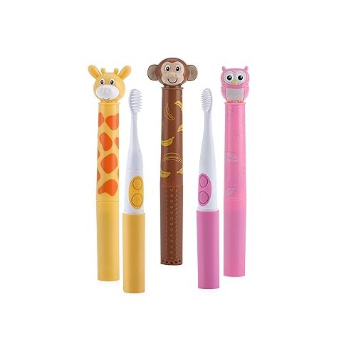  Nuby Vibrating Toothbrush Replacement Heads, Pack of 4