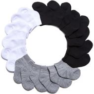 Nuby Infant Boys Basics 10-Pack Half Cushion Low Cut Baby Socks