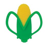 Nuby Veggie Teether for Teething Relief - Soft BPA-Free Baby Teething Toy - 3+ Months - Corn