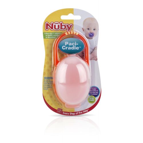  Nuby Paci-Cradle Pacifier Box, Colors May Vary