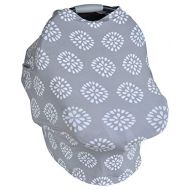 Nuby Carrier Car Seat Cover and Shopping Cart Cover - Multipurpose can be Used as Nursing Cover and Scarf