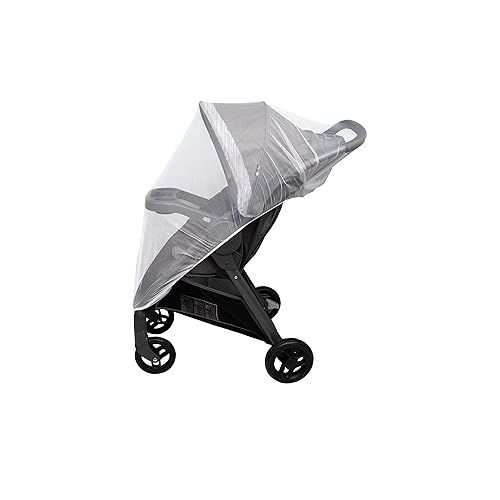  Nuby Eco Baby Stroller Weather Shield and Bug Netting Set - Stroller Rain Cover and Mosquito Net for Babies and Toddlers - Fits Most Strollers and Carriers