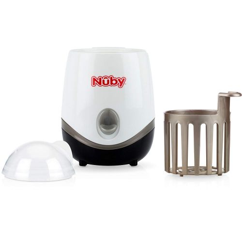  [아마존베스트]Nuby One-Touch 2-in-1 Electric Baby Bottle Warmer & Sterilizer