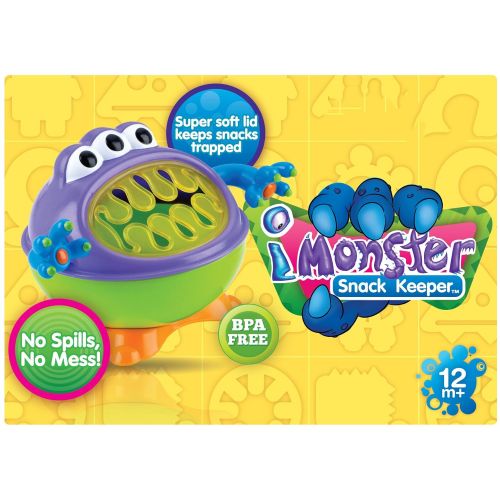  [아마존베스트]Nuby 3-D Monster Snack Keeper