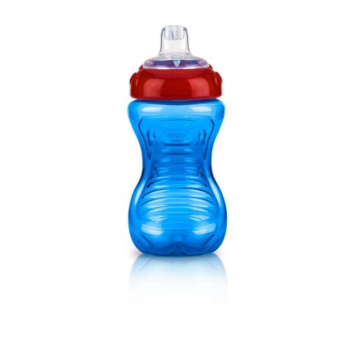  [아마존베스트]Nuby No-Spill Easy Grip Cup, 10 Ounce, Colors May Vary