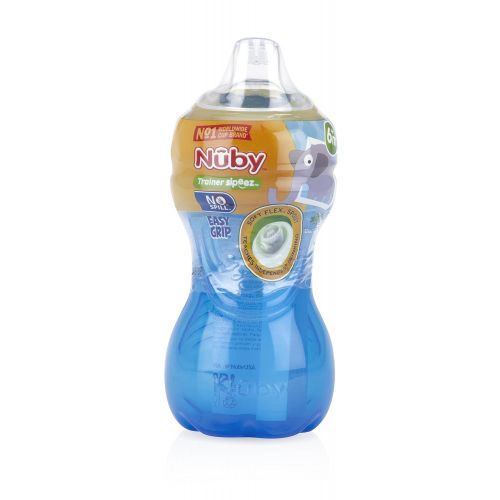  [아마존베스트]Nuby No-Spill Easy Grip Cup, 10 Ounce, Colors May Vary
