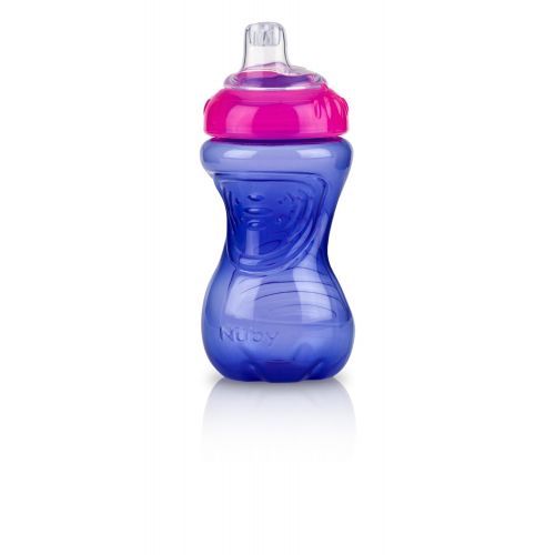  [아마존베스트]Nuby No-Spill Easy Grip Cup, 10 Ounce, Colors May Vary