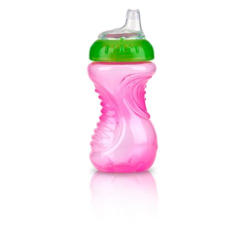  [아마존베스트]Nuby No-Spill Easy Grip Cup, 10 Ounce, Colors May Vary