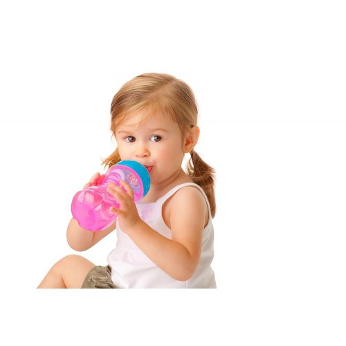  [아마존베스트]Nuby No-Spill Easy Grip Cup, 10 Ounce, Colors May Vary