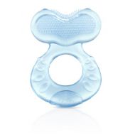 [아마존베스트]Nuby Silicone Teethe-EEZ Teether with Bristles, Includes Hygienic Case, Blue
