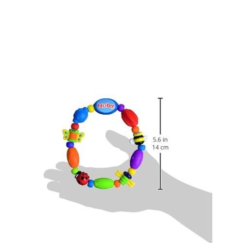  [아마존베스트]Nuby Bug-A-Loop Teether, Colors May Vary