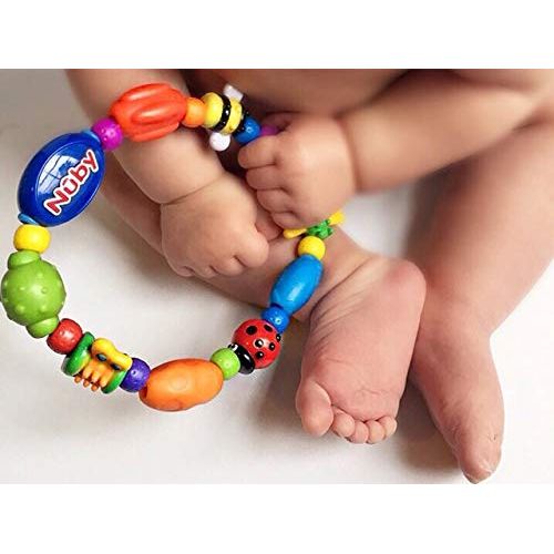  [아마존베스트]Nuby Bug-A-Loop Teether, Colors May Vary