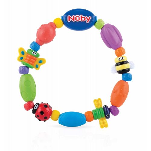  [아마존베스트]Nuby Bug-A-Loop Teether, Colors May Vary