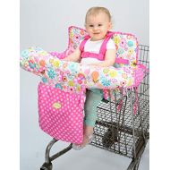 [아마존베스트]Nuby Baby Shopping Cart Cover and High Chair Cover 2 in 1, Ditsy Floral, High Chair Cushion, Baby Grocery...