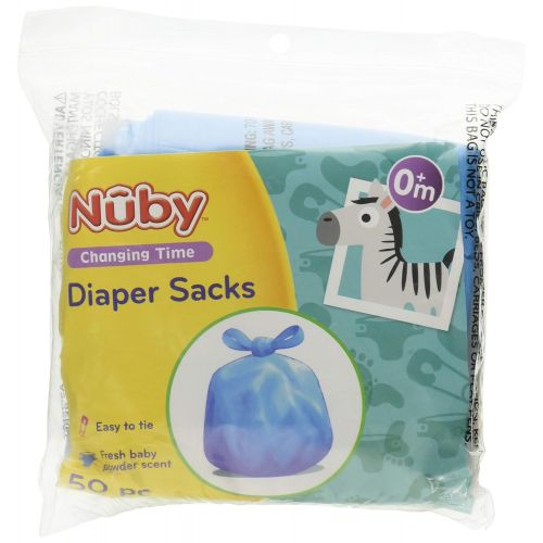  Nuby Diaper Bags, 300 Count (6 Packages)