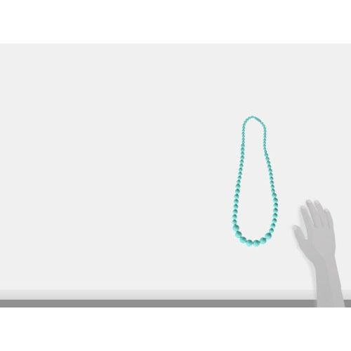  Nuby Teething Trends Round Beads Teething Necklace - Aqua