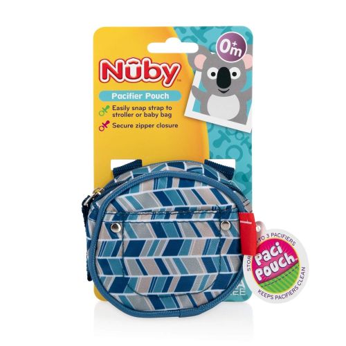  Nuby Pacifier Hygienic Paci-Pouch Combo for Travel, Set of 3