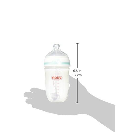  Nuby 3 Piece Comfort 360 Bottle, 9 Ounce