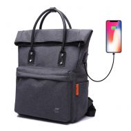 Nuheby Tote Backpack Convertible with USB Charging Waterproof for School College Office Anti-Theft Backpack Durable Fit Under 15-inch Laptop Unisex Fashion & Casual Daypack