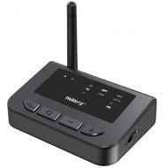 Nulaxy aptX HD Long Range Bluetooth Transmitter for TV, Bluetooth 5.0 Transmitter Receiver Adapter for PC Audio, Home Stereo, Optical Digital, AUX & RCA, No Lip Sync Delay - BR04