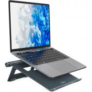 [아마존베스트]Nulaxy Portable Laptop Stand, Aluminum Cooling Stand with Heat-Vent, Adjustable Laptop Holder Riser (A-Space Grey)
